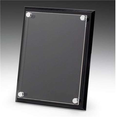 Black Premium Floating Plaque 325mm