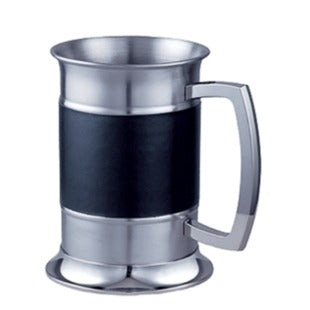 Armada Black Leather Tankard