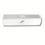 Wedding Certificate Box White and Silver