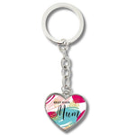 Best Mum Ever Heart Keyring