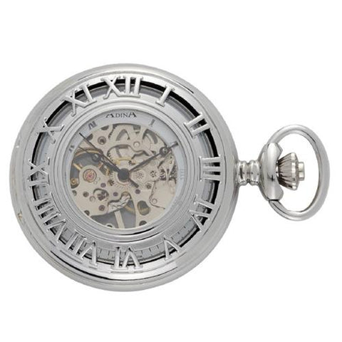 Watch Pocket Adina Skeleton Kensington Rhodium PW5670 D1RP