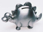 Money Box Dinosaur Pewter Finish