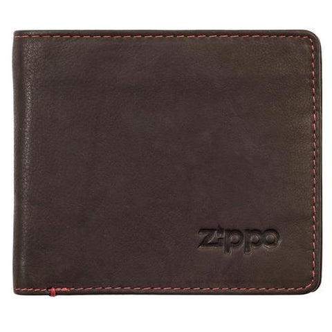 Wallet Zippo Mocha Bi-fold 2 cards